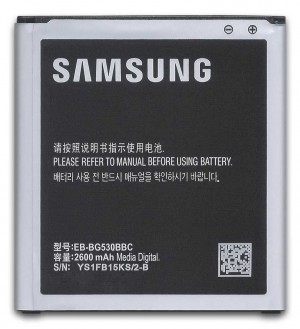 Batterie Original EB-BG530BBC 2600mAh pour Samsung Galaxy J5 2015, Grand Prime