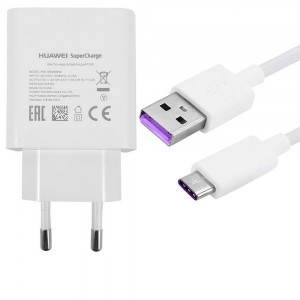 Original Charger SuperCharge + Type C cable for Huawei Honor Play