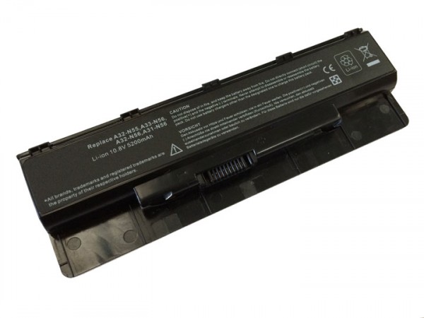 Battery 5200mAh for ASUS N56VV N56VV-84009P N56VV-S3043H N56VV-S3043P5200mAh