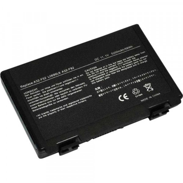Batería 5200mAh para ASUS K50IN-SX359X K50IN-SX3675200mAh