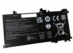 Bateria TE03XL para HP Omen 15-AX001NE 15-AX001NF 15-AX001NO 15-AX001NP