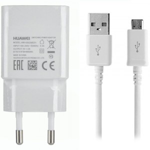 Original Charger HW-050200E01 + Micro USB Cable for Huawei smartphone