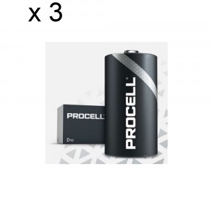 30 Batterie Duracell Procell LR20 Torcia Mono D Pile Alcaline Industrial