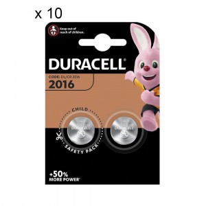 20 Batteries Duracell 2016 Coin Specialty 3V Lithium DL/CR 2016