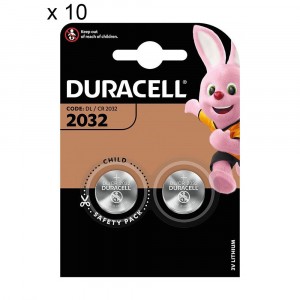 20 Batteries Duracell 2032 Coin Specialty 3V Lithium DL/CR 2032
