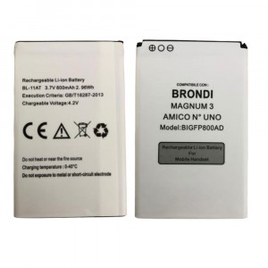 Batterie pour Brondi Magnum 3 model BIGFP800AD BL-11AT