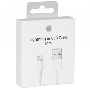 Cable Lightning USB 2m Apple Original A1510 MD819ZM/A para iPhone 5s A1457