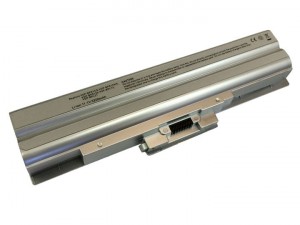 Batería 5200mAh PLATEADA para SONY VAIO VGN-NW20SF-P VGN-NW20SF-S VGN-NW20ZF-S