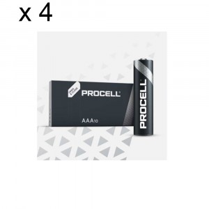 40 Batteries Duracell Procell AAA LR03 1.5V Alkaline Battery Industrial