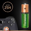4 BATTERIES DURACELL RECHARGEABLE AA 2500 mAh RECHARGE ULTRA