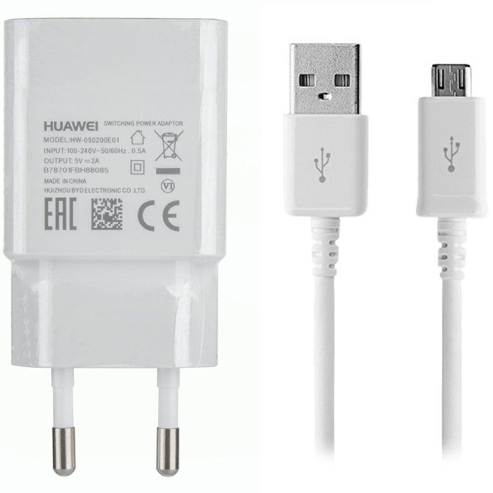 onaangenaam Pornografie rechtop Original Charger 5V 2A + Micro USB cable for Huawei P10 Lite