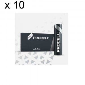 100 Batteries Duracell Procell AAA LR03 1.5V Alkaline Battery Industrial
