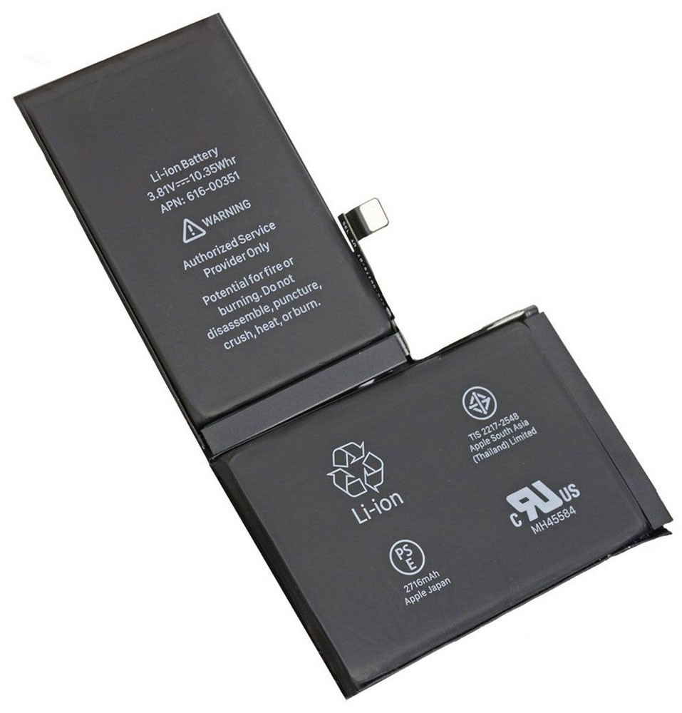 COMPATIBLE BATTERY 2716mAh FOR APPLE IPHONE X 616-00346 616-00351